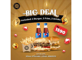 Big Thick Burgerz Big Deal For 2 Persons For Rs.1590/-image-1109